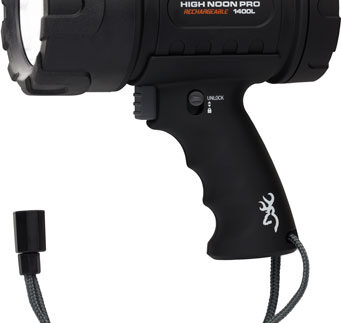 BROWNING HIGH NOON LED SPOTLT - 100-1400 LUMENS RECHARGEABLE