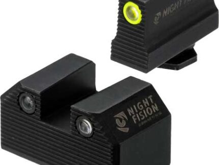 NIGHT FISION TRIT STEALTH YLLW - FRONT/SQUARE SET FOR GLOCK
