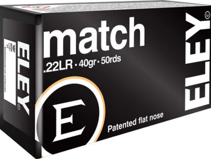 ELEY MATCH 22LR 40GR EPS - 50RD 100BX/CS