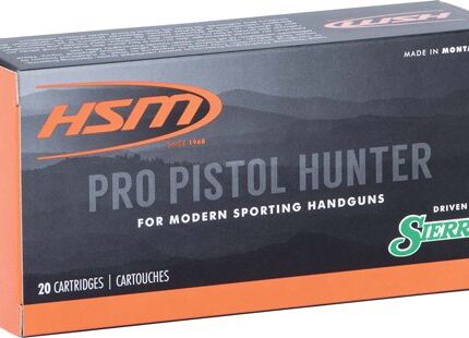 HSM PRO PISTOL 10MM 180GR - JHP 20RD 20BX/CS