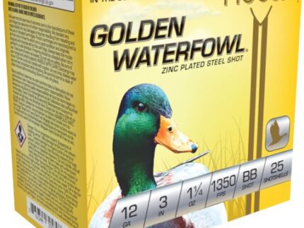 FIOCCHI GOLDEN WATERFOWL 12GA - 3" 1-1/4OZ #BB 25RD 10BX/CS