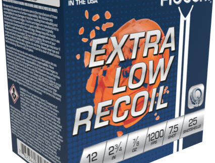 FIOCCHI LOW RECOIL 12GA 2.75" - 7/8OZ #7.5 1200FPS 250RD CASE