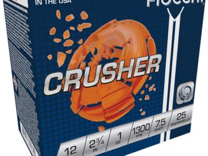 FIOCCHI CRUSHER 12GA 2.75" 1OZ - #7.5 1300FPS 250RD CASE LOT