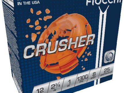 FIOCCHI CRUSHER 12GA 2.75" - 1OZ #8 1300FPS 250RD CASE LOT