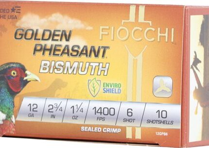 FIOCCHI GOLDEN PHEASANT 12GA - 2.75" 1-1/4OZ #6 10RD 10BX/CS