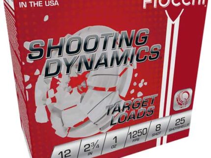 FIOCCHI 12GA 2.75" 1OZ #8 - 1250FPS 250RD CASE LOT
