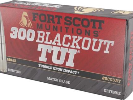FORT SCOTT 300 AAC 150GR TUI - SOLID COPPER 20RD 25BX/C