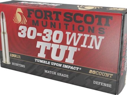 FORT SCOTT 30-30 WIN 130GR TUI - SOLID COPPER 20RD 10BX/CS