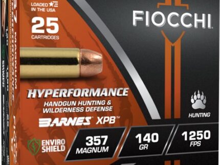 FIOCCHI 357 MAG 140GR XPB - 25RD 8BX/CS