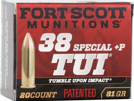 FORT SCOTT 38+P TUI 81GR - SOLID COPPER 20RD 25BX/CS
