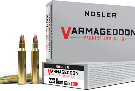 NOSLER VARMAGEDDON 223 REM - 62GR HPFB 20RD 20BX/CS