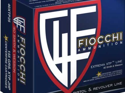 FIOCCHI 40 SW 155GR XTP-HP - 25RD 20BX/CS