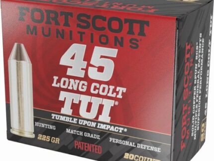 FORT SCOTT 45 LC 225GR TUI - SOLID COPPER 20RD 25BX/CS