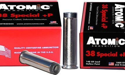 ATOMIC 38 SPECIAL +P 148GR WC - UP-SIDE DOWN 20RD 10BX/CS