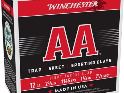 WINCHESTER AA 12GA 2.75" - 1-1/8OZ #7.5 1145FPS 250R CASE