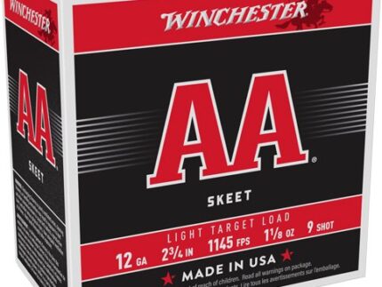 WINCHESTER AA 12GA 2.75" - 1-1/8OZ #9 1145FPS 250RD CASE