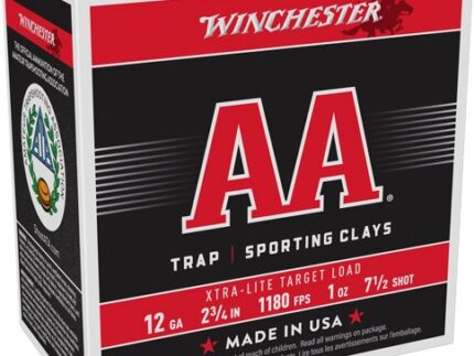 WINCHESTER AA 12GA 2.75" 1OZ - #7.5 1180FPS 250RD CASE LOT