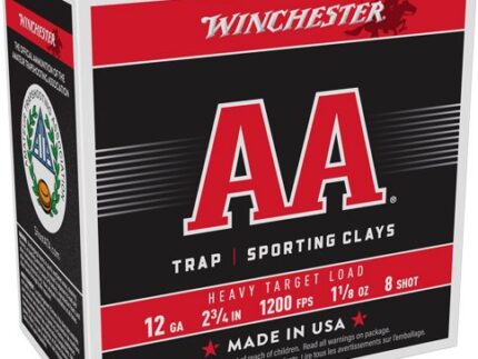 WINCHESTER AA 12GA 2.75" - 1-1/8OZ #8 1200FPS 250RD CASE