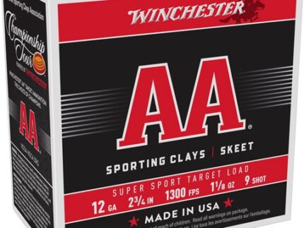WINCHESTER AA 12GA 2.75" - 1-1/8OZ #9 1300FPS 250RD CASE