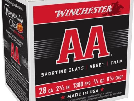 WINCHESTER AA 28GA 2.75" 3/4OZ - #8.5 1300FPS 250RD CASE LOT