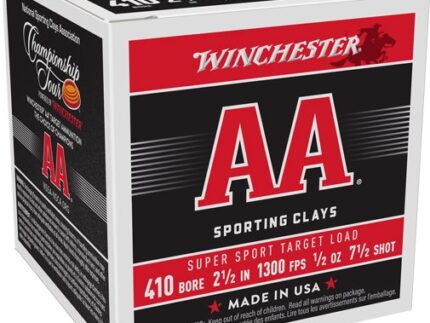 WINCHESTER AA 410 2.5" 1/2OZ - #7.5 1300FPS 250RD CASE LOT