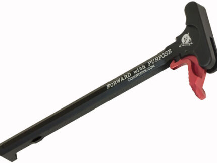ODIN EXTENDED CHARGING HANDLE - RED FOR AR-15