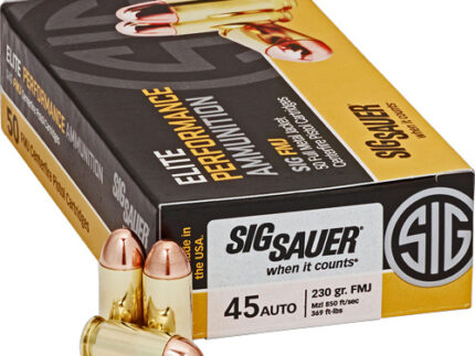 SIG AMMO 45ACP 230GR FMJ 50RD - 20BX/CS