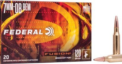 FEDERAL FUSION 7MM-08 REM - 120GR FUSION 20RD 10BX/CS