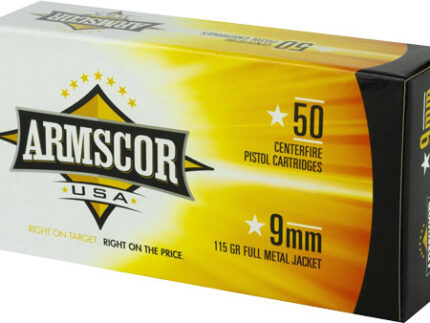 ARMSCOR 9MM LUGER 115GR FMJ - 50RD 20BX/CS