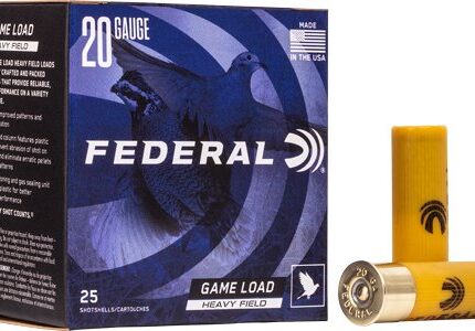 FEDERAL GAME LOAD 20GA 2.75" - 1OZ #8 250RD CASE LOT