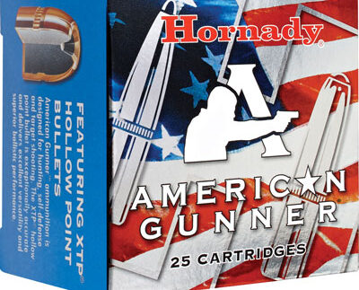 HORNADY AMERICAN GUNNER 9MM - LUGER 115GR XTP 25RD 10BX/CS