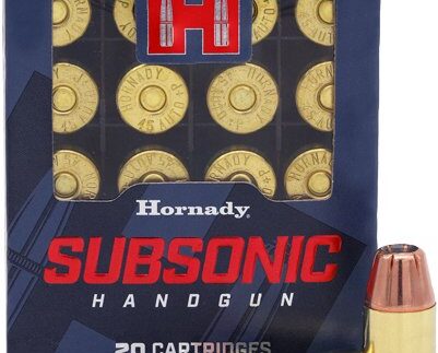 HORNADY SUBSONIC 45 ACP 230GR - XTP 20RD 10BX/CS