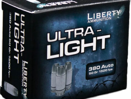 LIBERTY ULTRA LIGHT 380 ACP - 50GR COPPER HP 20RD 10BX/CS
