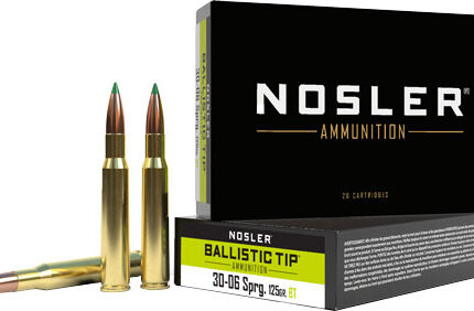 NOSLER BT 30-06 125GR - BALLISTIC TIP 20RD 10BX/CS