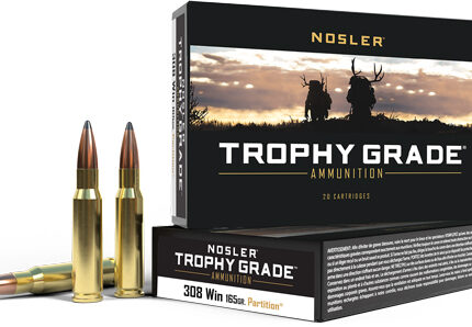 NOSLER TROPHY GRADE 308 WIN - 165GR PARTITION 20RD 10BX/CS