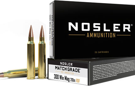 NOSLER MATCH 300 WIN MAG 210GR - REDUCED DRAG HPBT 20RD 10BX/CS