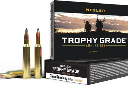 NOSLER TROPHY 7MM REM MAG - 160GR PARTITION TIP 20RD 10B/C