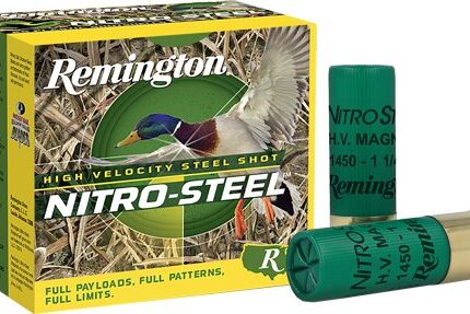 REMINGTON NITRO-STEEL 12GA 3" - 1-1/4OZ #4 1450FPS 25RD 10BX/C