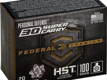 FEDERAL 30 SUPER CARRY 100GR - HYDRA-SHOK JHP 20RD 10BX/CS