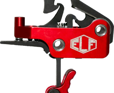 ELFTMANN TRIGGER APEX AR-15 - CURVED ADJ 2.75-7LBS RED