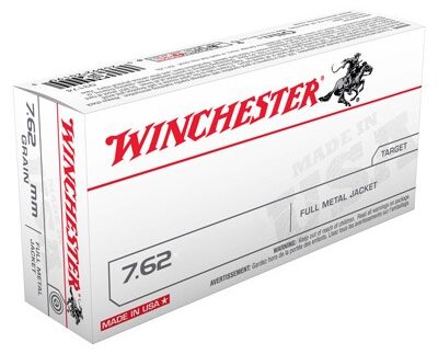 WINCHESTER USA 7.62MM/308WIN - 147GR FMJ 20RD 10BX/CS