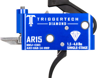 TRIGGERTECH AR-15 SINGLE STAGE - BLACK DIAMOND PRO CURVED