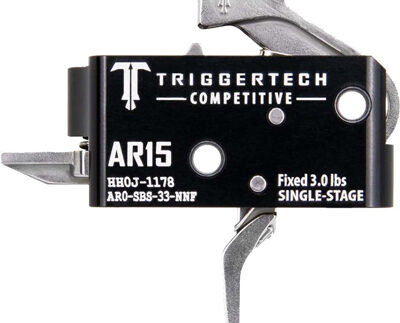 TRIGGERTECH AR-15 SINGLE STAGE - SS COMPETITIVE FLAT
