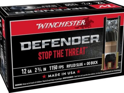 WINCHESTER DEFENDER 12GA 2.75" - 1OZ SLUG/3-00 BUCK 10RD 10BX/C