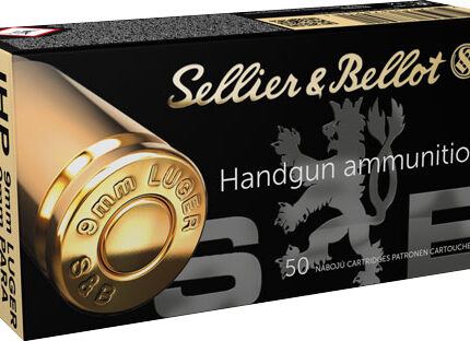 S&B 9MM LUGER 115GR JHP - 50RD 20BX/CS