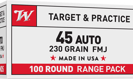 WINCHESTER USA 45 ACP 230GR - FMJ-RN 100RD VALUE PACK 5BX/CS