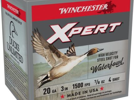 WINCHESTER XPERT STEEL 20GA 3" - 7/8OZ #4 1500FPS 25RD 10BX/CS