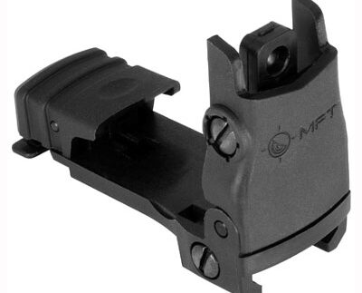 MFT REAR BACK UP POLYMER SIGHT - FLIP UP WINDAGE ADJUSTMENT