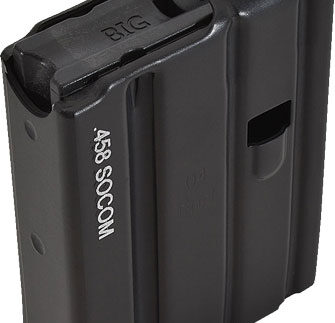 D&H TACTICAL MAGAZINE 458SOC - 4RD BLK W/LASER LOGO AR15