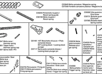 BERETTA SPARE PARTS KIT FOR - 92 SERIES PISTOLS